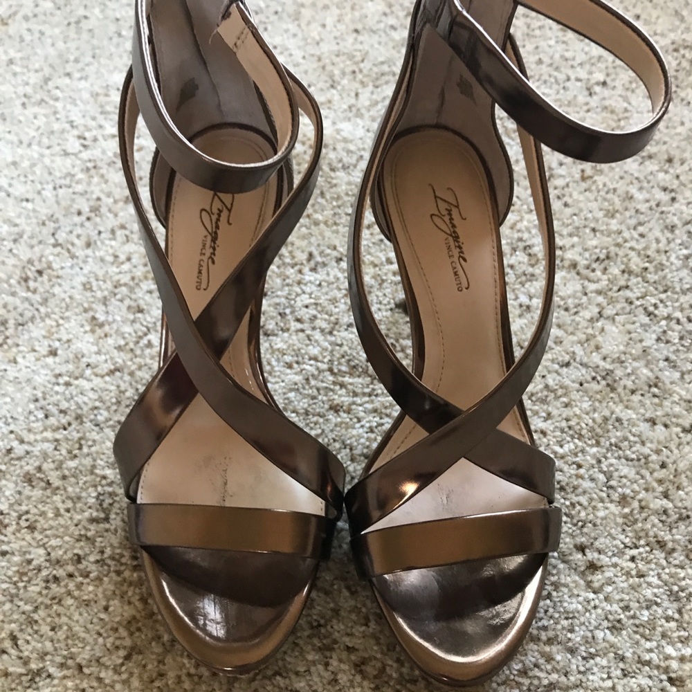 Vince Camuto High-Heel Ankle Strap Sandals